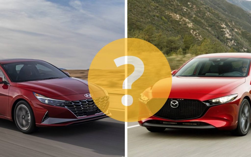 Quoi choisir entre une Hyundai Elantra et une Mazda3?