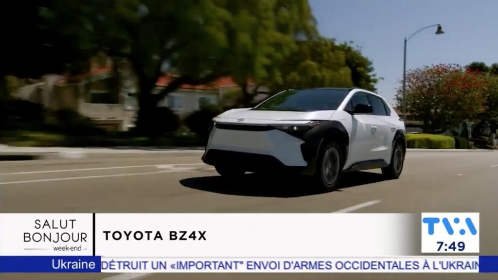 Toyota bZ4x: un premier véhicule électrique pour la marque au Canada